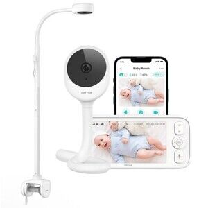 Netvue Peekababy Baby Monitor  Smart Cry Detection & App Support Supports Alexa